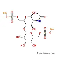 Molecular Structure of 321897-68-1 (N-Acetyllactosamine 6,6’-Disulfate Disodium Salt)